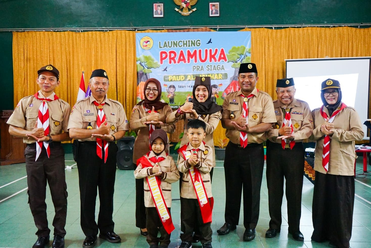 Bunda Pramuka Kabupaten Magelang Launching Golongan Pra Siaga 