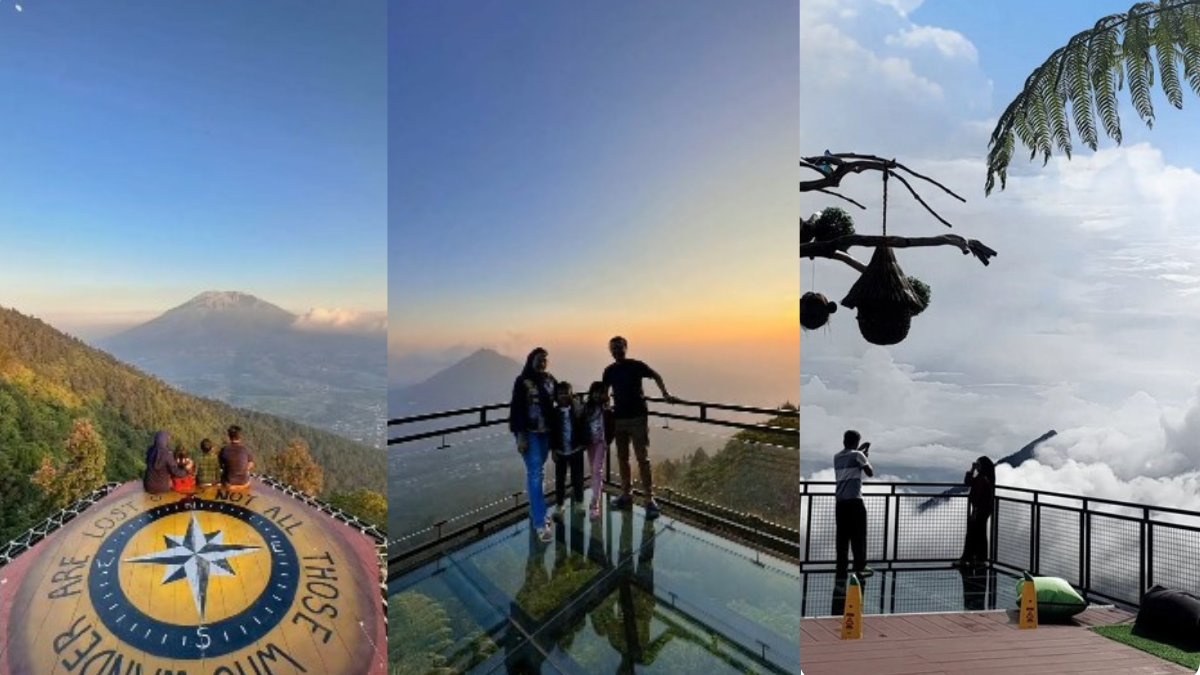 Awang Awang Sky Magelang, Sensasi Spot Foto Dari Atas Awan