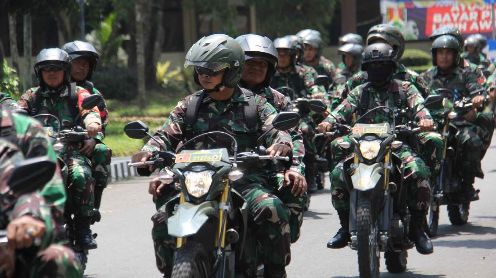 Aparat TNI Lakukan Patroli Skala Besar, Jaga Ketat Kawasan Kota dan Kabupaten Magelang