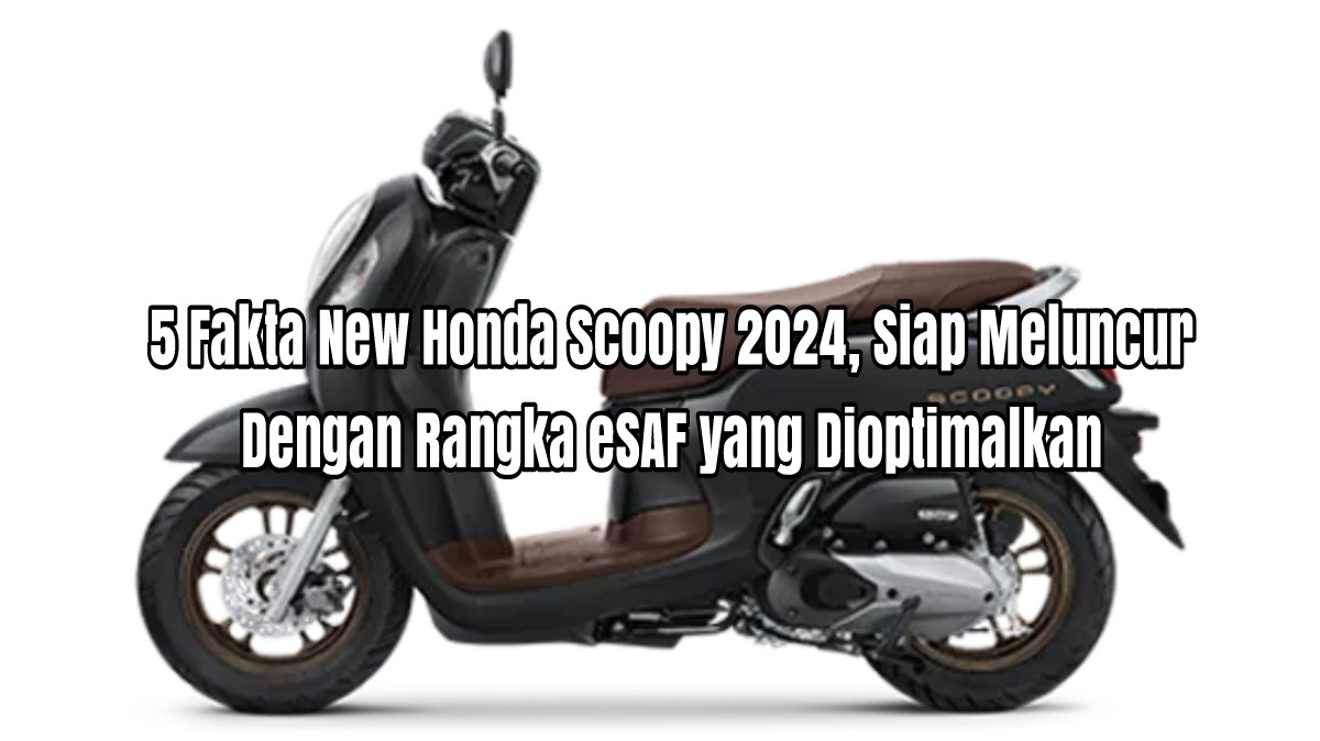 5 Fakta New Honda Scoopy 2024, Siap Meluncur dengan Rangka eSAF yang Telah Dioptimalkan