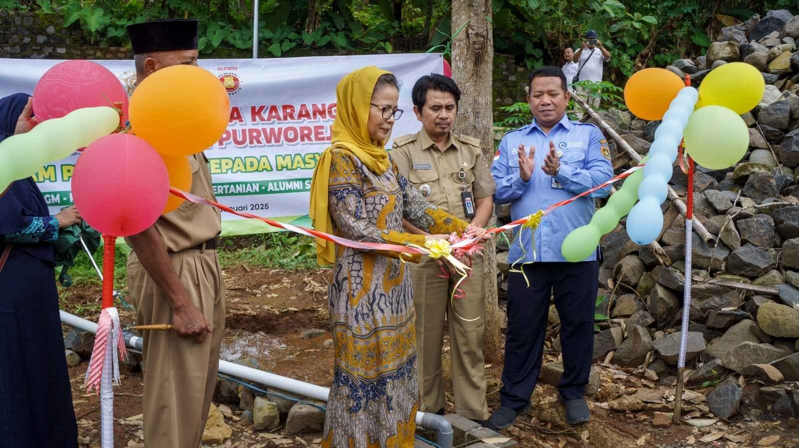 Hibah Sumur Bor UGM dan MG, Desa Karangrejo Purworejo Kini Bebas Krisis Air Bersih