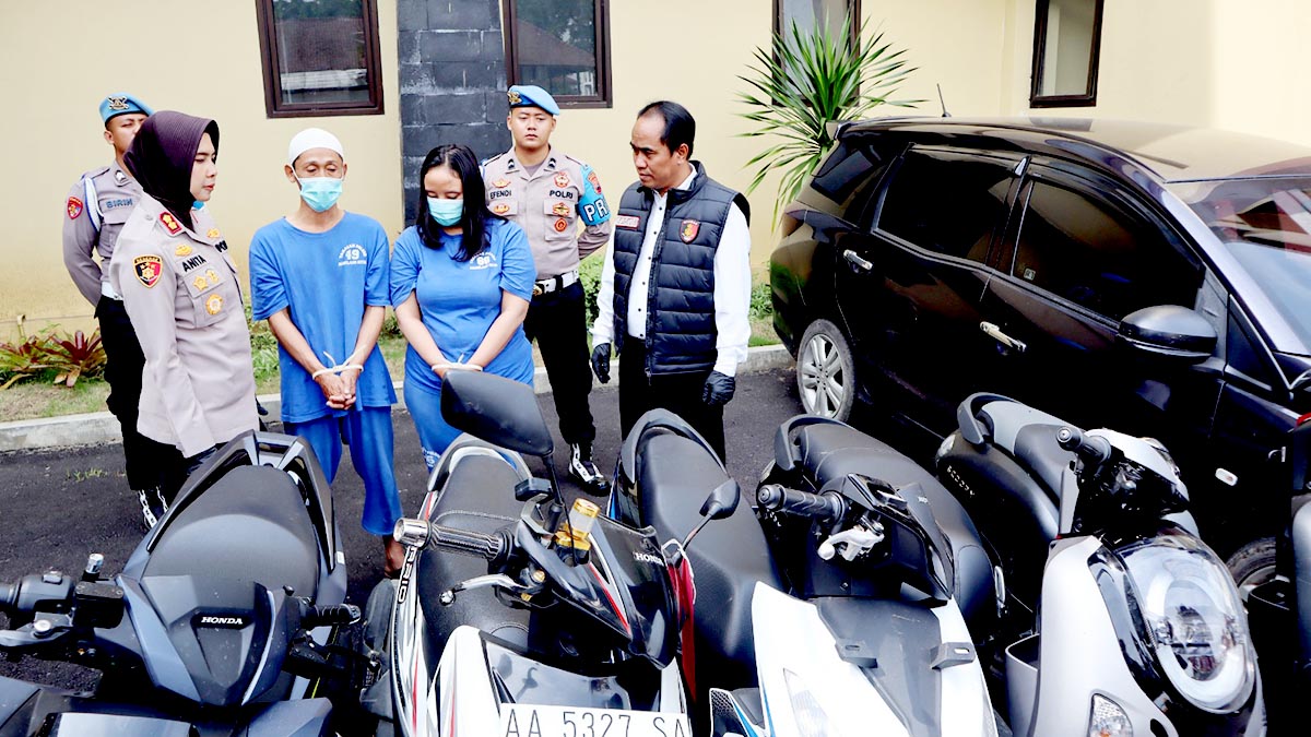 Rental Mobil Malah Digadaikan, Pasutri Asal Temanggung Dibekuk Polisi Kasus Penggelapan Kendaraan