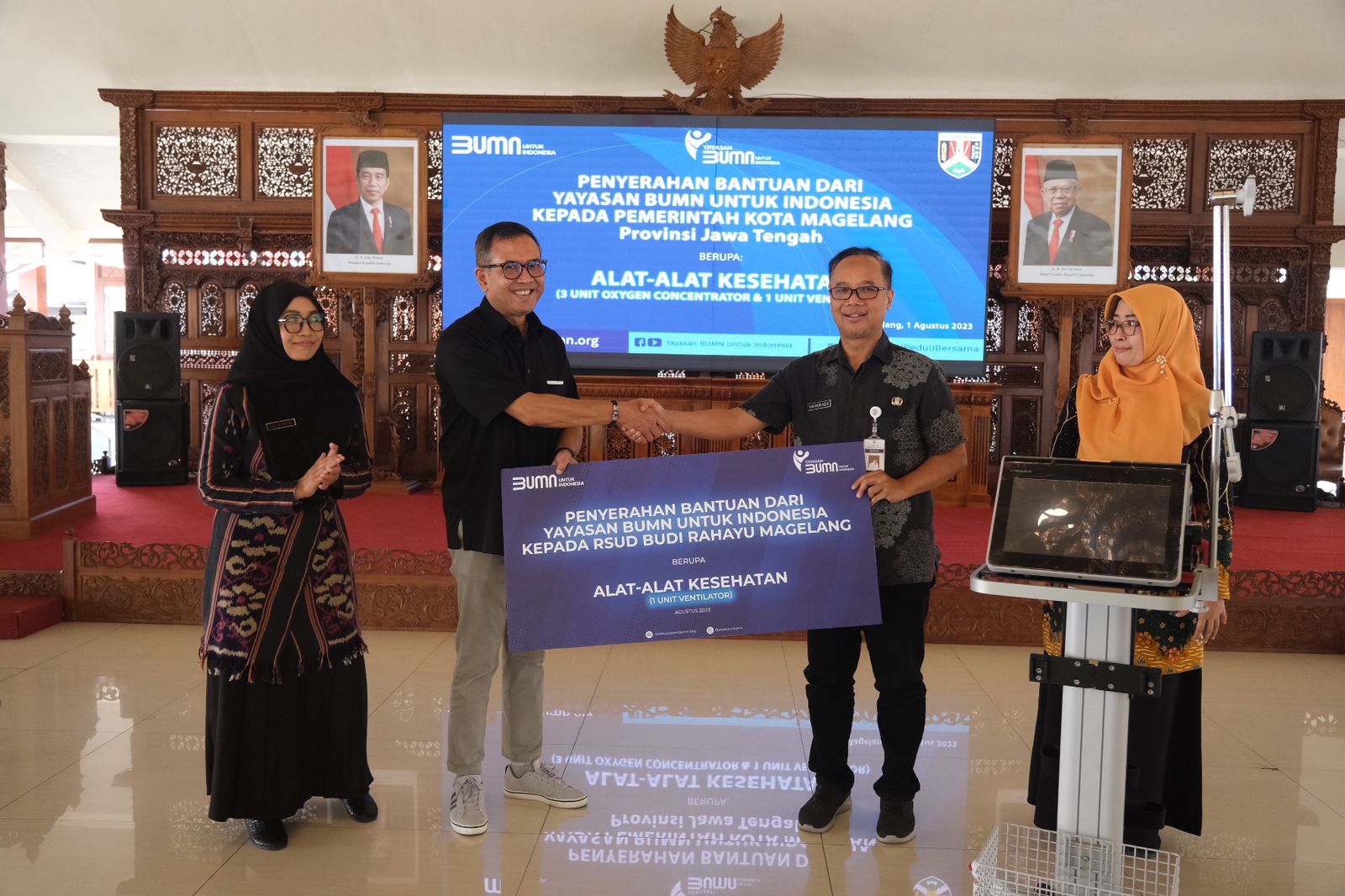 RSUD Budi Rahayu Magelang Punya Tambahan Ventilator dan Oxygen Concetrator Sisa Penanganan Covid-19