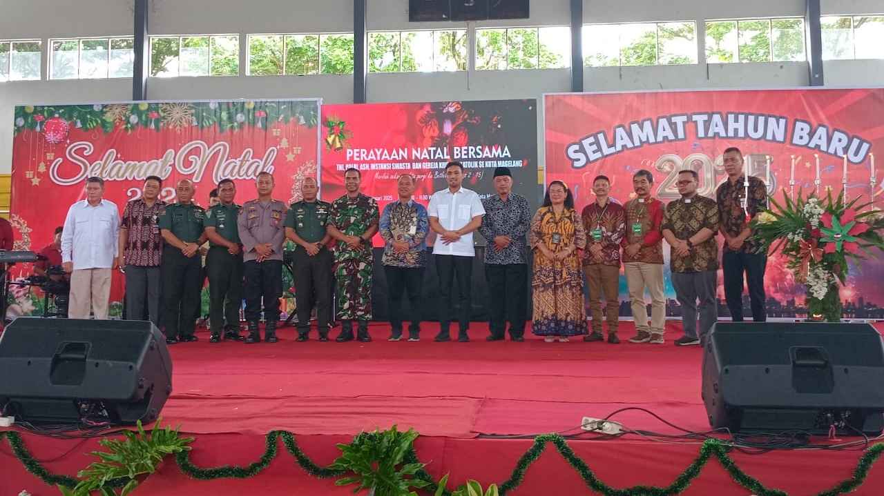 Hadiri Natal Bersama, Walikota Magelang Ingatkan Jaga Toleransi