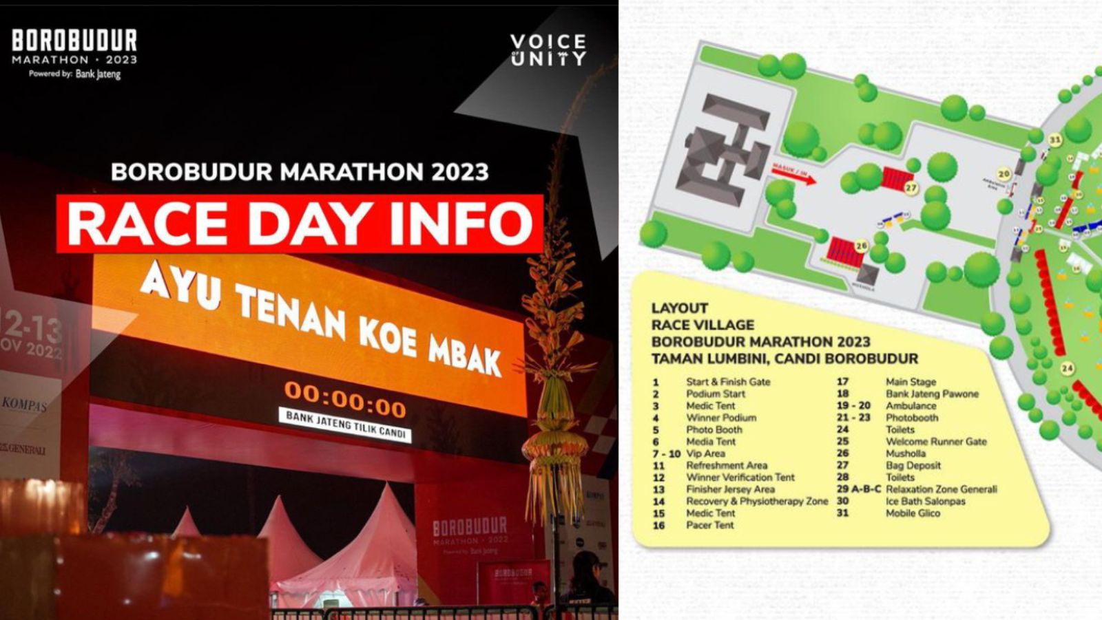 Race Day Info Borobudur Marathon 2023 Terbaru 