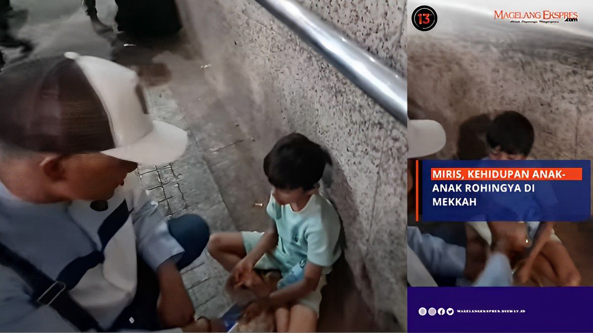 Miris Kondisi Anak-anak Rohingya di Mekkah Arab Saudi, Dipaksa Jualan Tisu