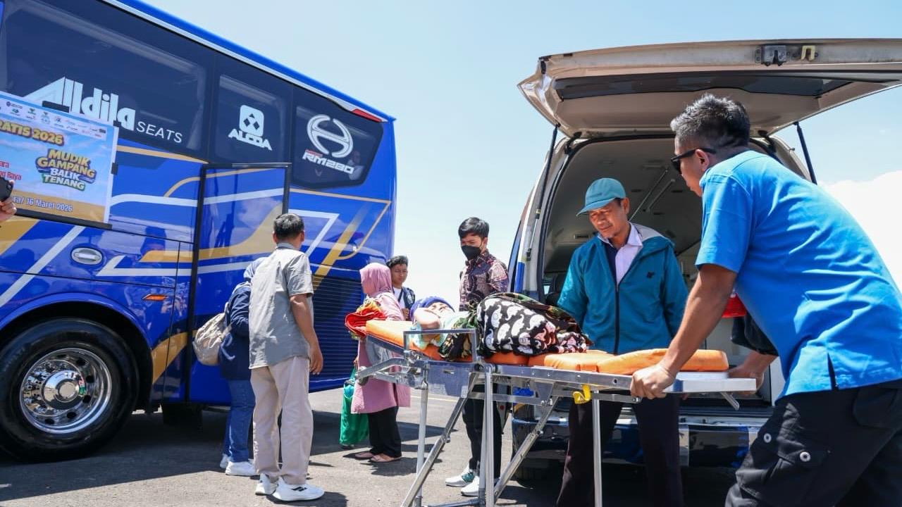 Pemudik Hidrosefalus Asal Sukoharjo Mendapat Perhatian Khusus Taj Yasin