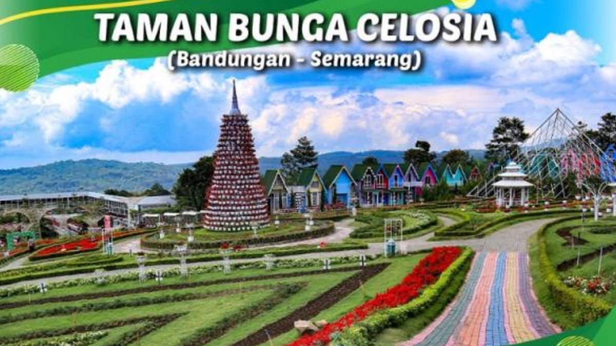 Aneka Macam Wahana Di Objek Wisata Taman Bunga Celosia Semarang