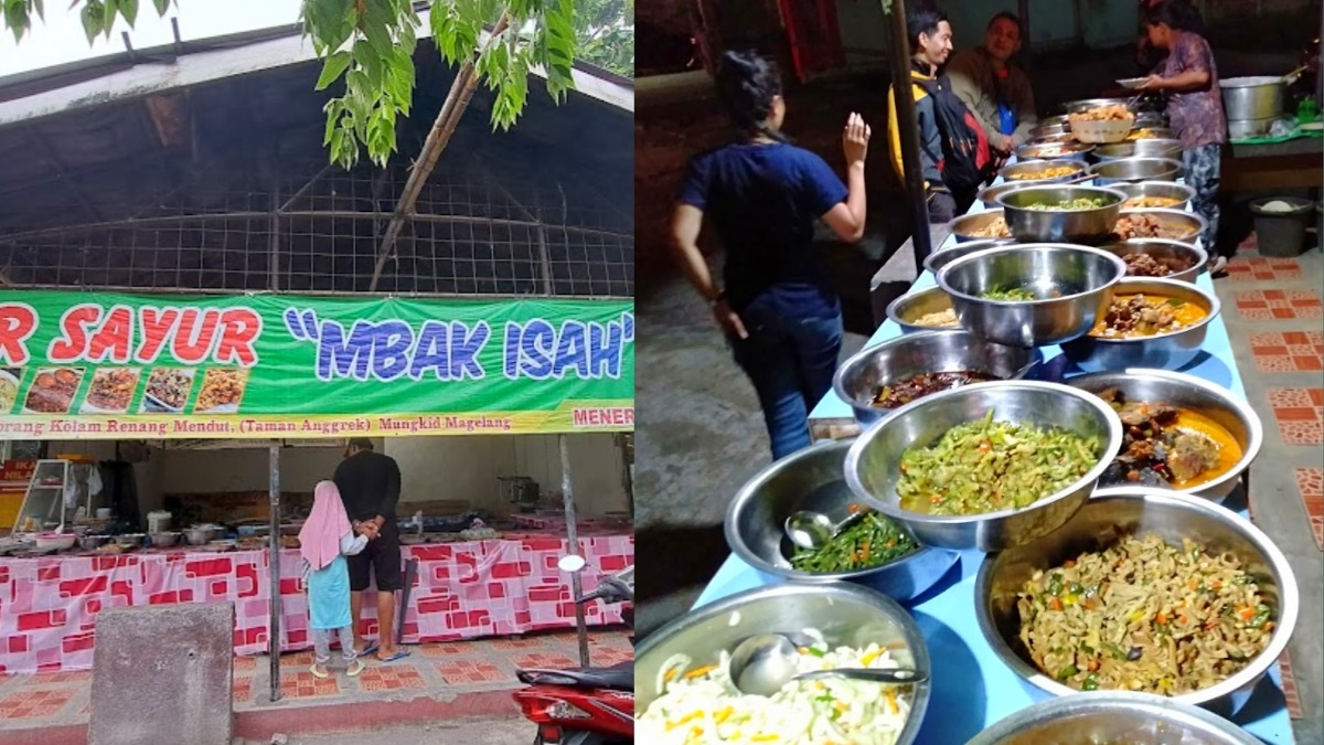 Suguhkan 40 Jenis Lauk! Bubur Sayur Mbak Isah Jadi Tempat Makan Keluarga di Magelang yang Semuanya Lezat