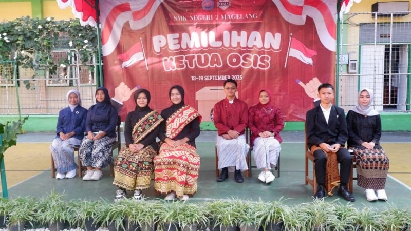 Ardian–Ririn Terpilih Pimpin OSIS SMKN 2 Magelang, Bawa Harapan Baru untuk Siswa