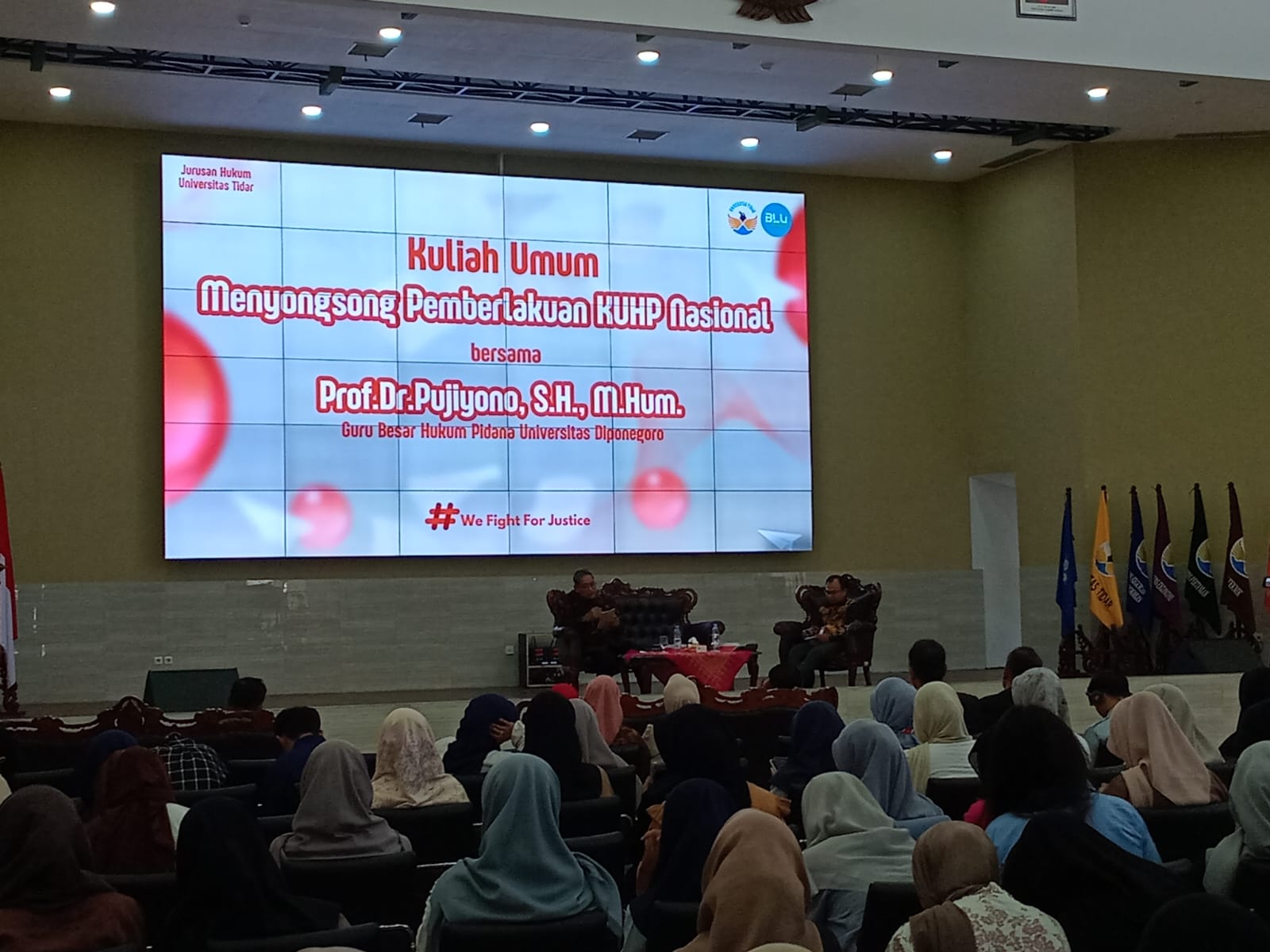 Menyongsong KUHP Baru, Untidar Gelar Kuliah Umum Bersama Pakar Hukum Undip