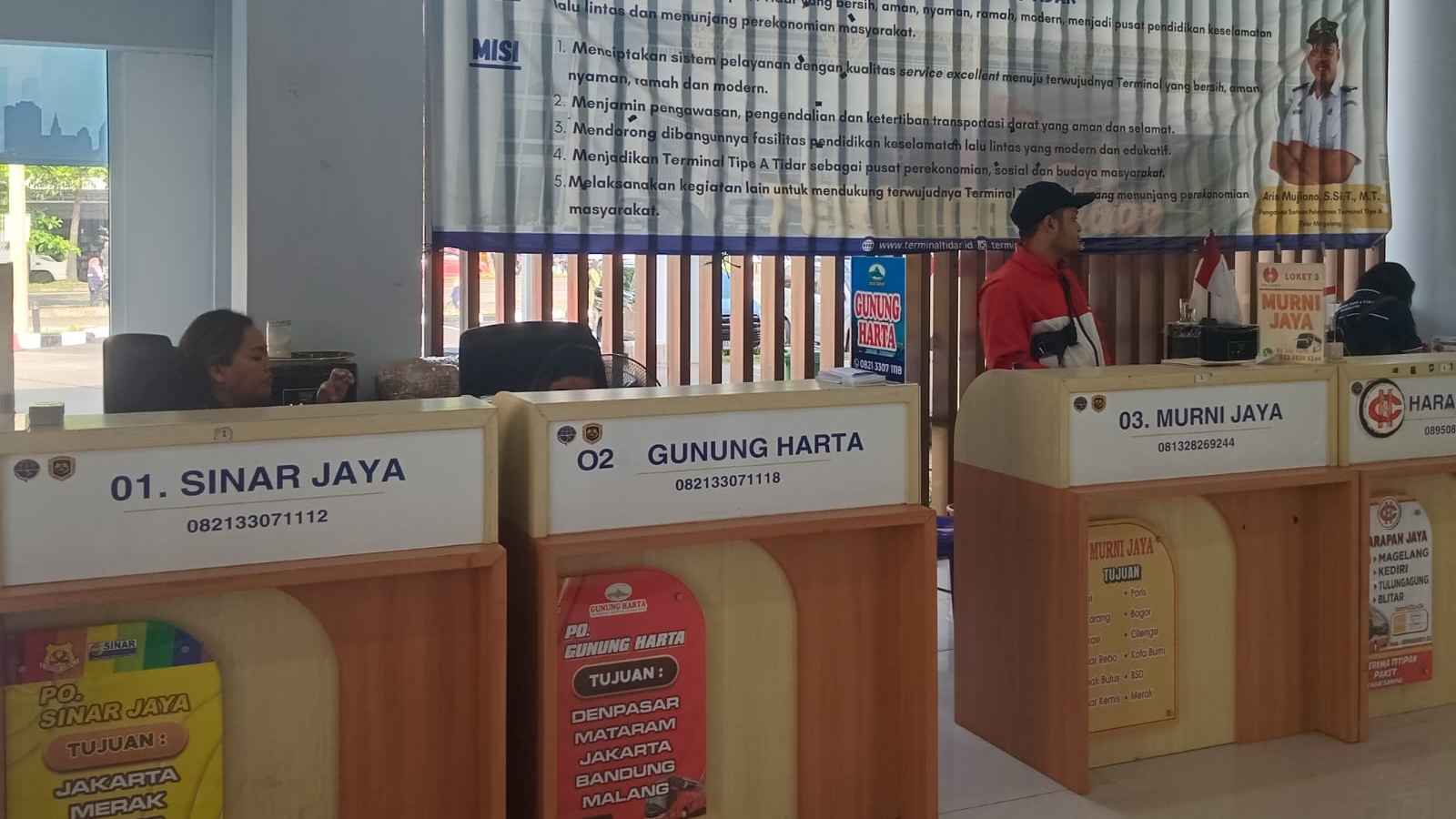 Libur Nataru, Tiket Bus di Terminal Tidar Tipe A Kota Magelang Naik 30 Persen