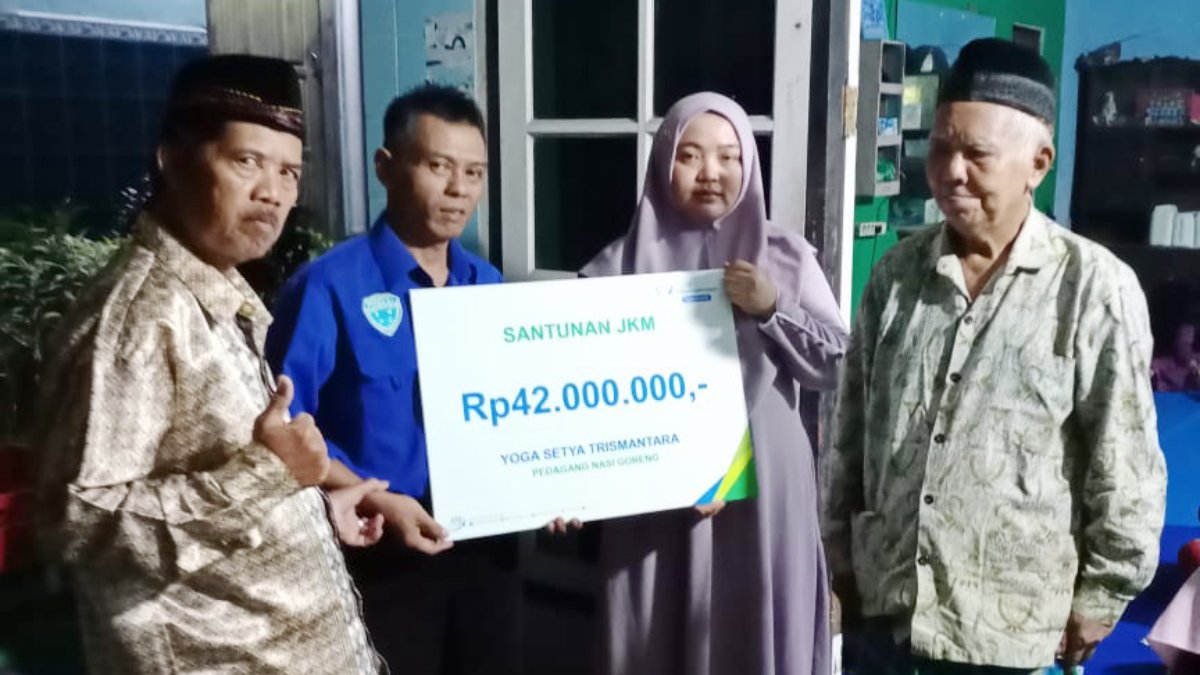 BP Jamsostek Magelang Realisasikan Santunan Rp42 Juta untuk Pedagang Nasi Goreng