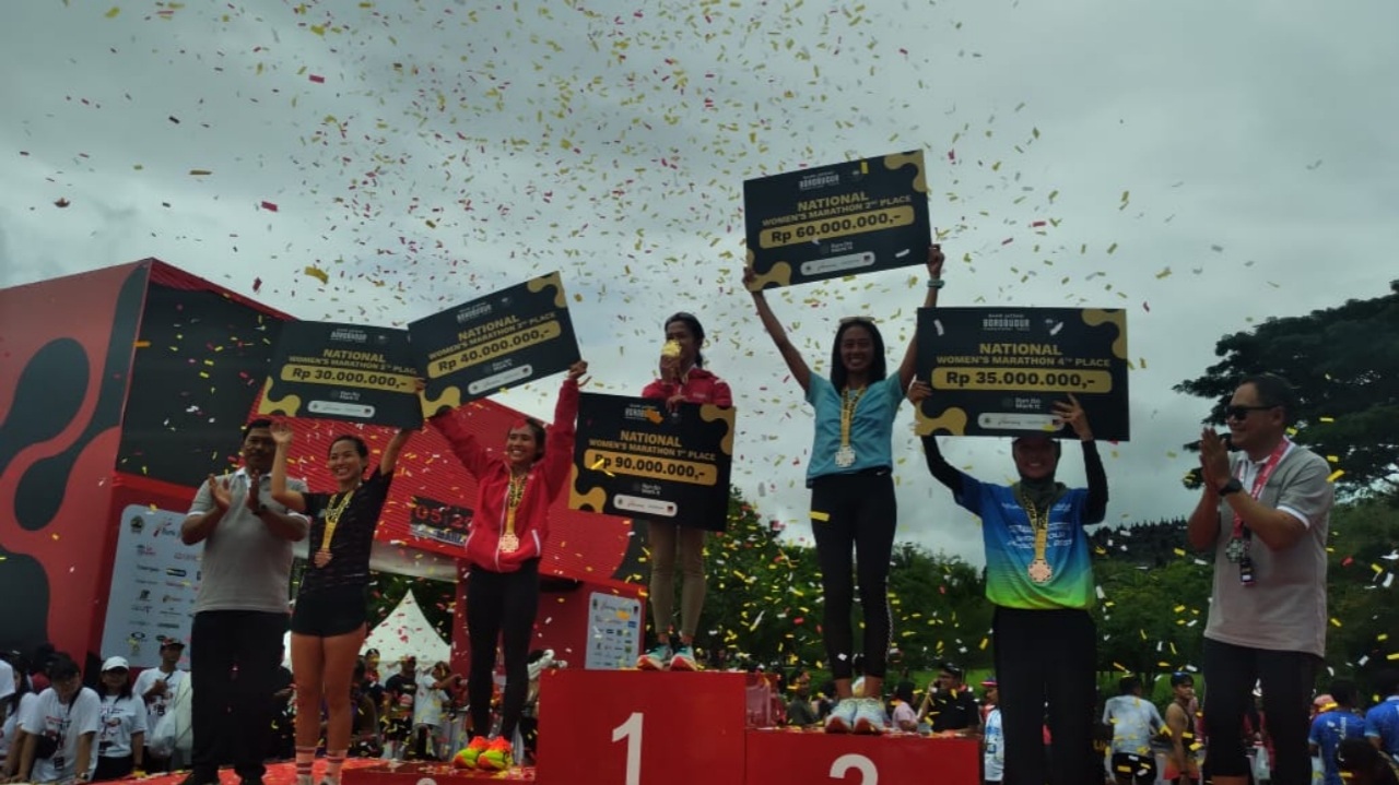 Belum Pecahkan Rekor, Bonus Rp100 Juta Borobudur Marathon 2024 Gagal Diraih