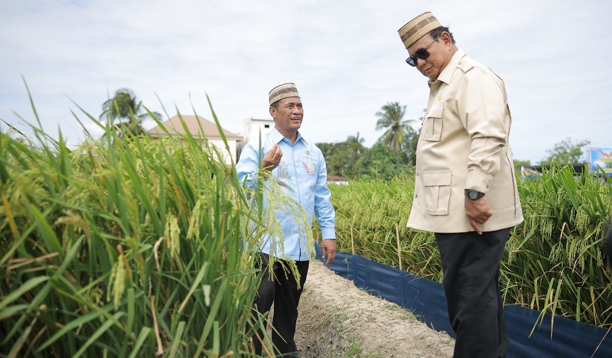 Presiden Prabowo Kagumi Teknologi PM-AAS di Gorontalo, Sebut Mampu Gandakan Produktivitas Padi Nasional