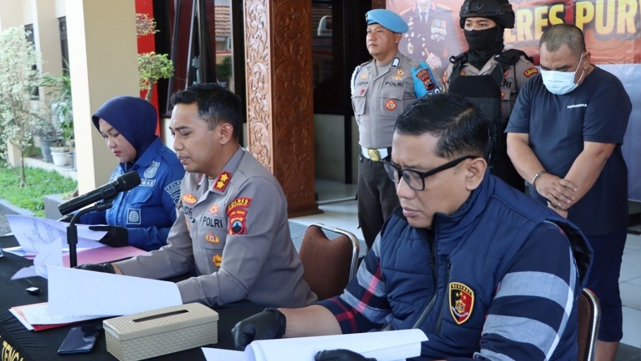 Residivis Pecah Kaca Mobil di Purworejo Diringkus, Gasak Laptop hingga Perhiasan Emas