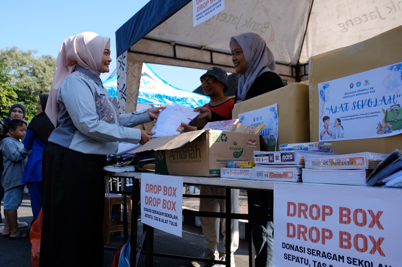 TP PKK Temanggung Buka Drop Box Perlengkapan Sekolah, Ajak Warga Bantu Anak Kurang Mampu