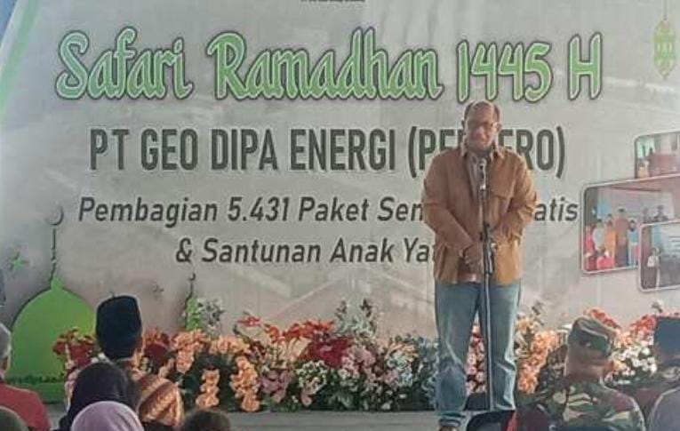 Safari Ramadan, GeoDipa Bagikan Ribuan Paket Sembako Gratis Untuk 13 Desa di Dieng