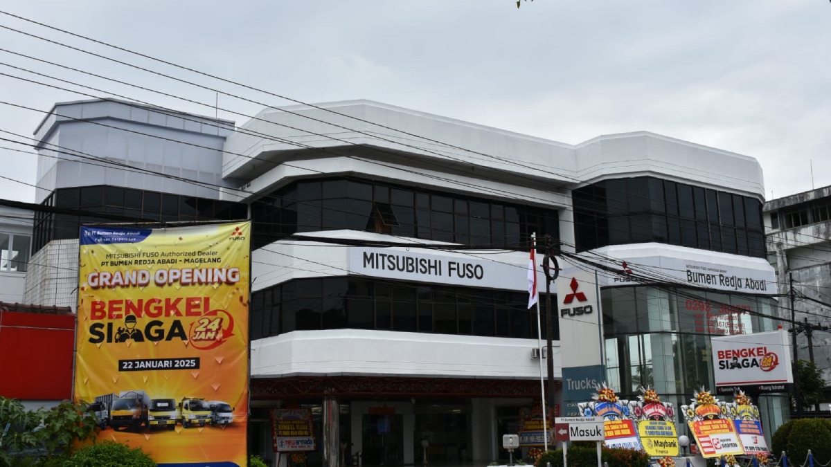 Bengkel 24 Jam Bus dan Truk Hadir di Bumen Redja Abadi Magelang