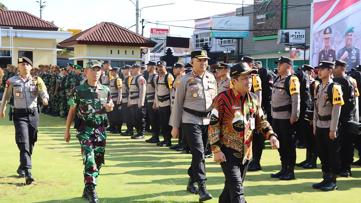 Amankan Ring 2 TPS di Wonosobo, Ratusan Personel Gabungan Diterjunkan