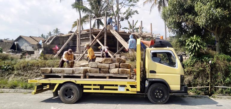 Candi Lumbung Mulai Direlokasi ke Dukun