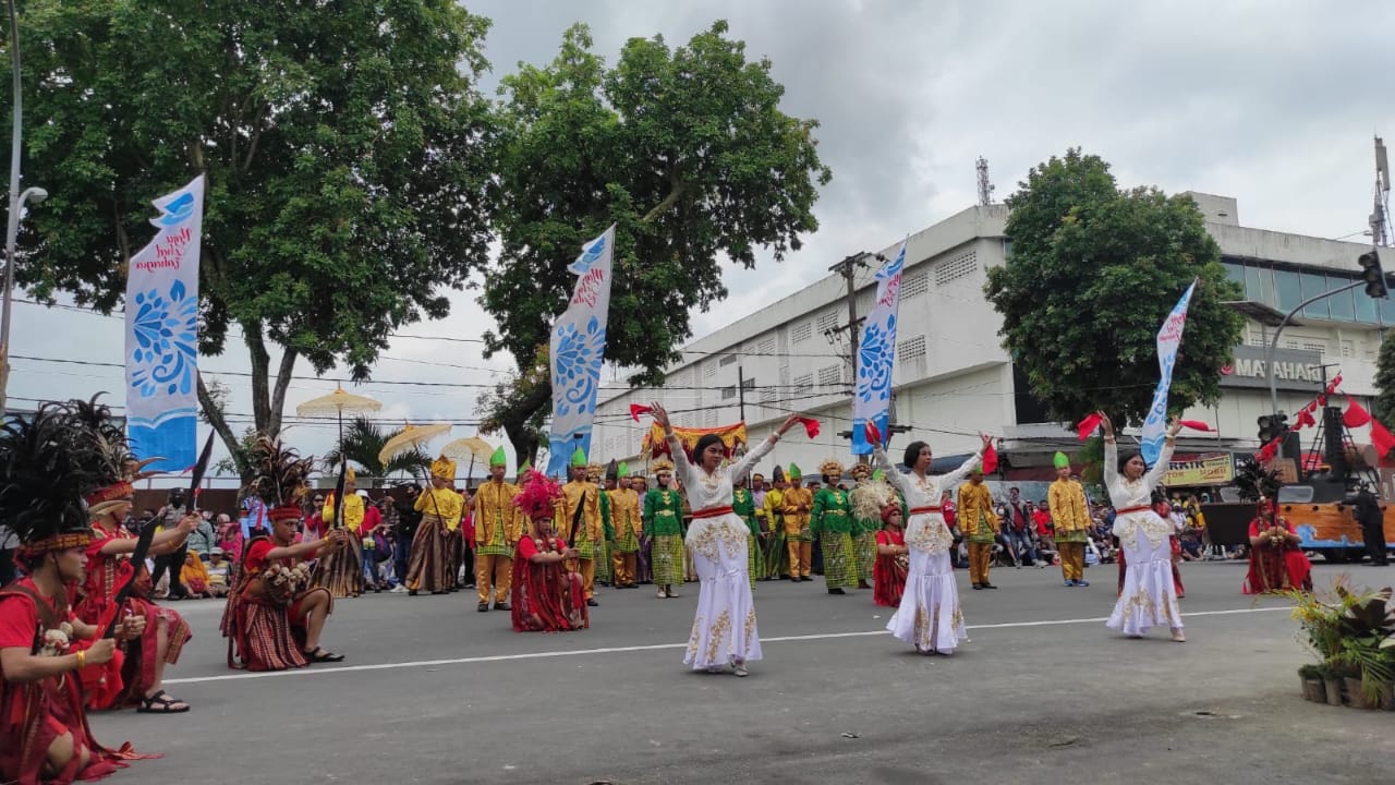 Gempita Kirab Budaya Nusantara di Kota Magelang