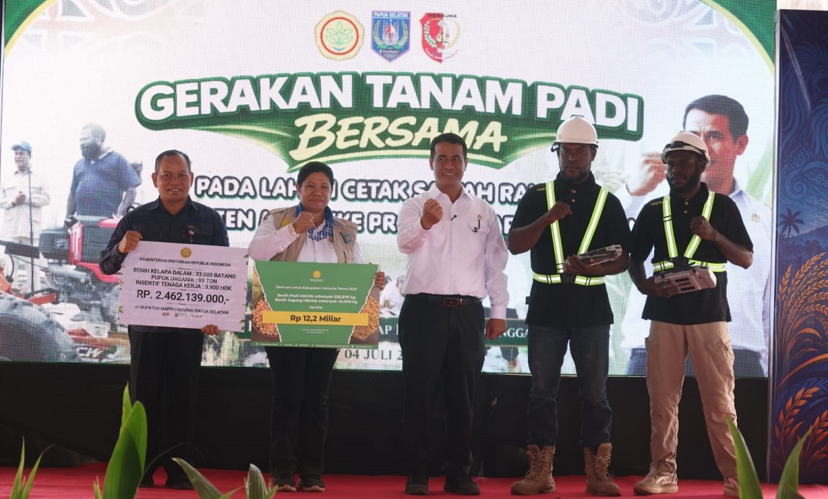 Mentan Amran Gelontorkan Bantuan Rp1,3 Triliun untuk Papua Selatan, Perkuat Lumbung Pangan Indonesia Timur