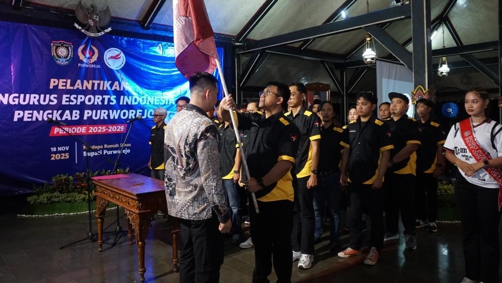 Pengurus ESI Purworejo Periode 2025–2029 Dilantik, Roni Tegaskan Komitmen Bangun Ekosistem Esports Berprestasi