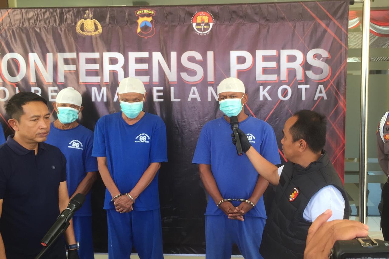 Dilapori Masyarakat, Polres Magelang Kota Ciduk Tiga Penjudi Dadu