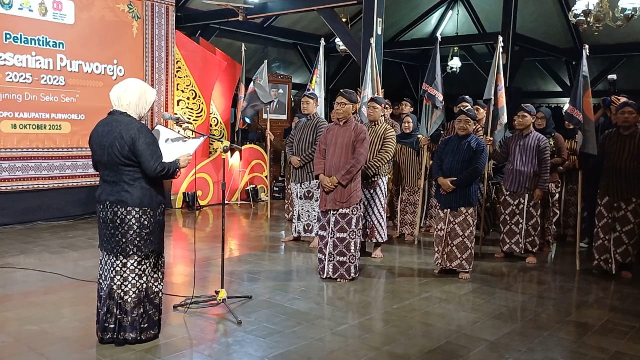 Pengurus Dewan Kesenian Purworejo Periode 2025–2028 Dilantik
