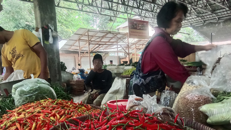 Jelang Musim Kemarau, Harga Komoditi Cabai di Kota Magelang Merangkak Naik