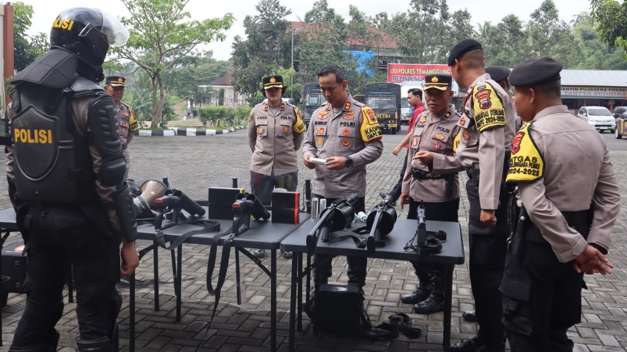 Polres Temanggung Pastikan Alsus Siap, Jaga Kamtibmas Pasca Pilkada