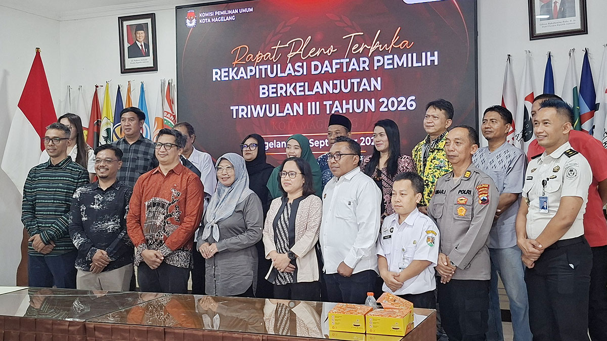 Tembus 100.068 Orang, KPU Kota Magelang Sebut Data Pemilih Didominasi Milenial