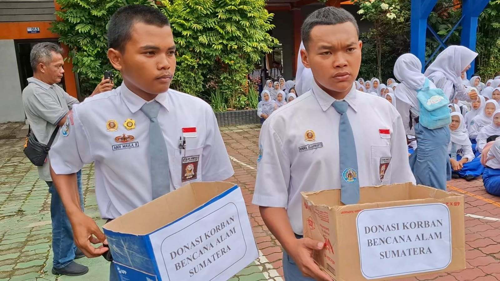 Siswa SMK Mipha Parakan Galang Dana dan Gelar Salat Gaib untuk Korban Bencana di Sumatera
