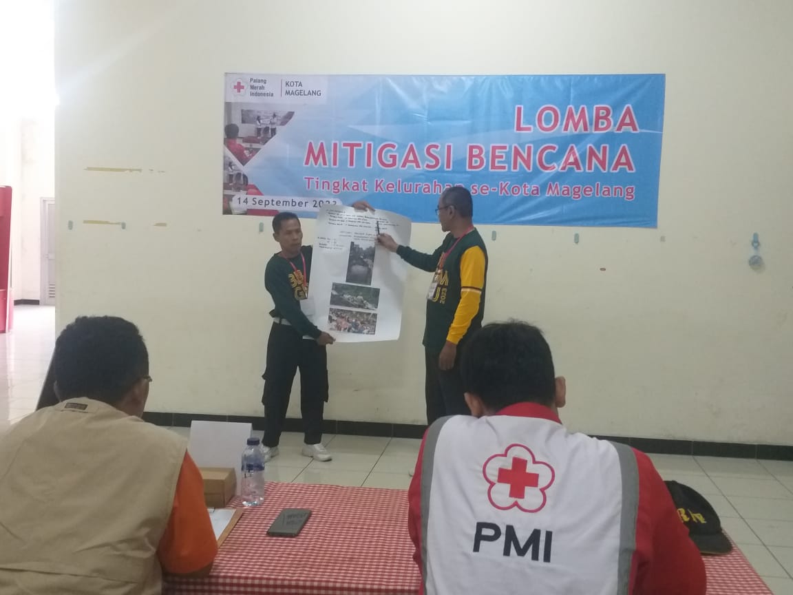 Kesiapsiagaan Bencana, PMI Kota Magelang Gelar Community Disaster Awareness Competition Tingkat Kelurahan