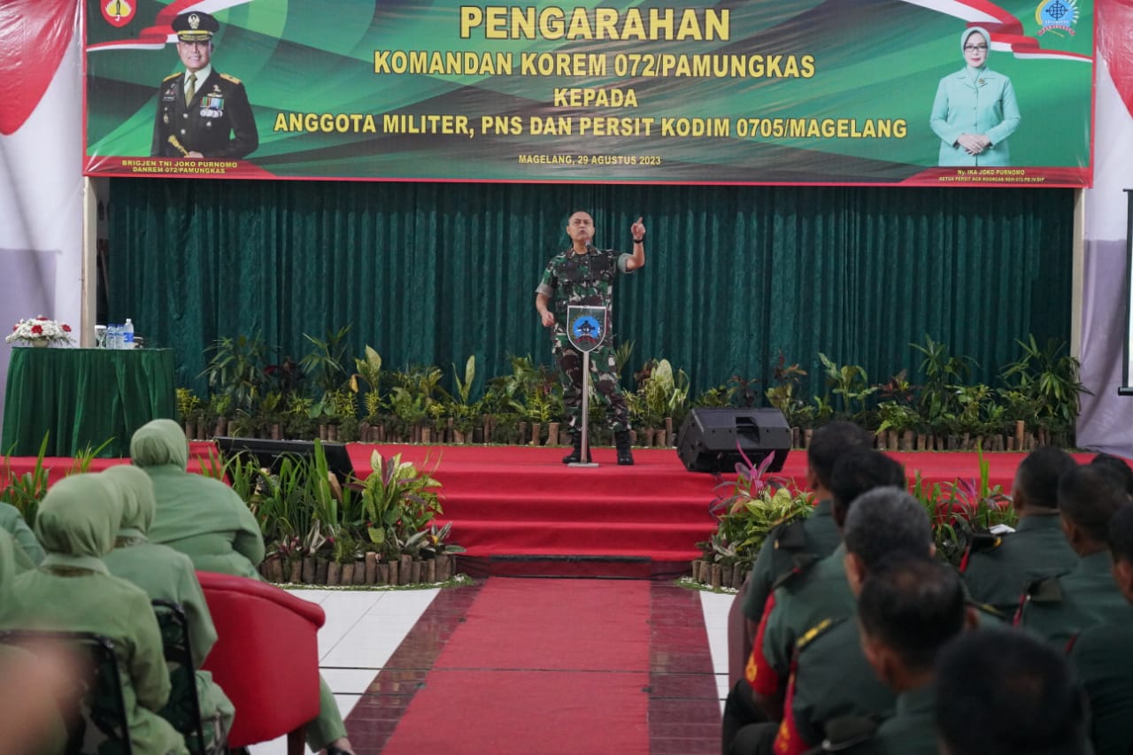 Danrem 072/Pamungkas: Stop Arogansi Prajurit, TNI Tegas Humanis