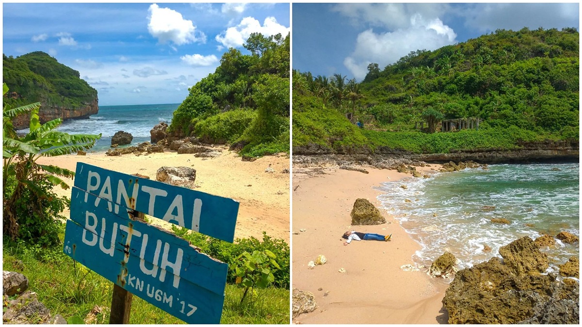 Pantai Butu Gunungkidul Hidden Gem Menikmati Keindahan Sunset Sekaligus Pemandangan yang Memesona