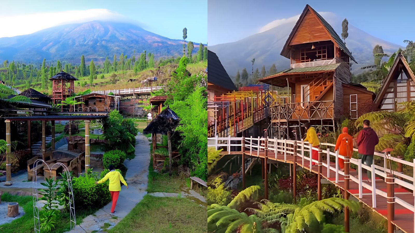 Liburan Akhir Tahun Ke Kampoeng Atas Awan Temanggung Serasa Mudik Dengan Suasana Baru