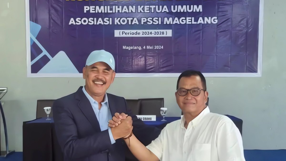 Joko Budiyono Resmi Jabat Ketua PSSI Askot Kota Magelang 2024-2028