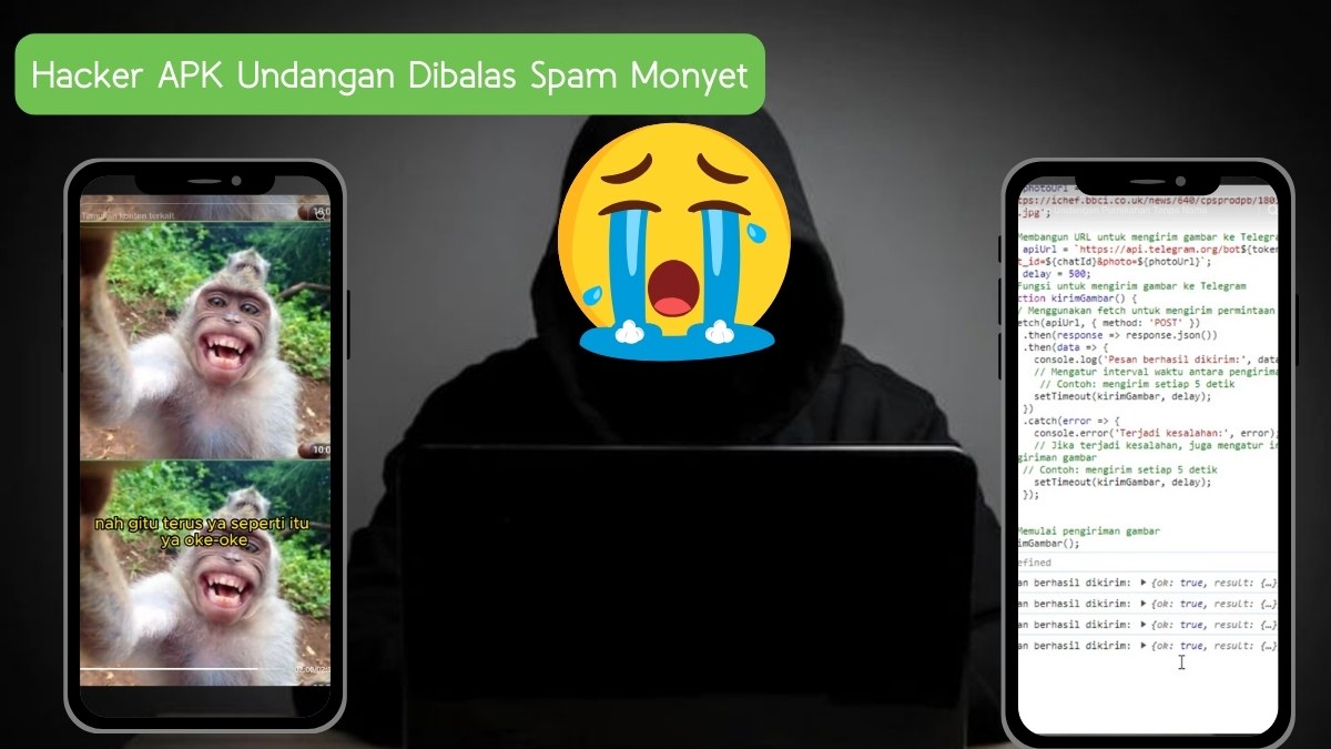 Pelaku Phising Dibuat Nangis Olehnya, TikTokers Bongkar Cara Balas Hacker dengan Spam Gambar Monyet