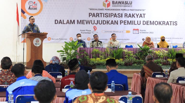 Bawaslu Purworejo Ajak Masyarakat Ramai-ramai Awasi Pemilu