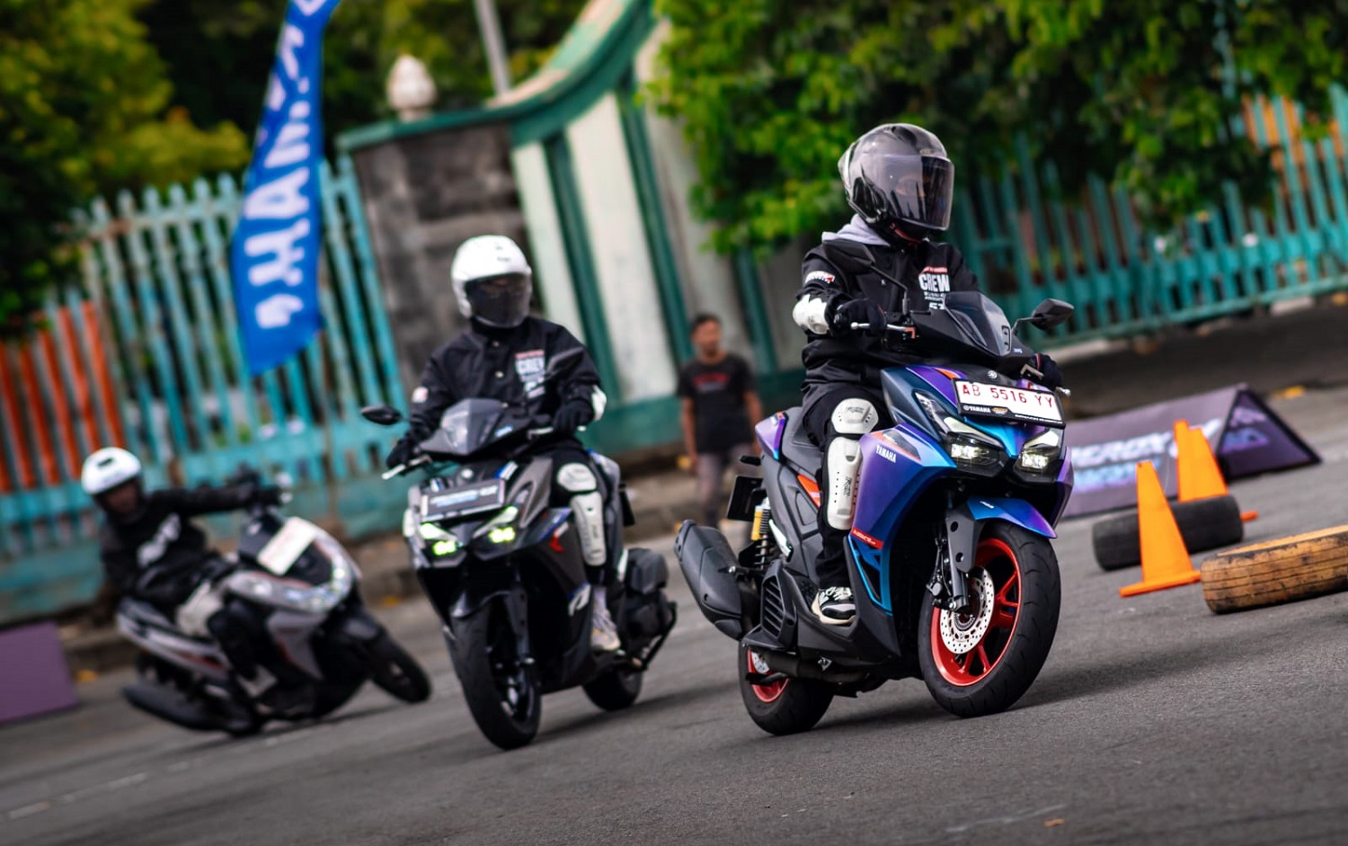 Aerox Alpha Turbo Riding Experience di Jogja: Sensasi Balap dengan Teknologi Y-Shift, Bareng Doni Tata Pradita