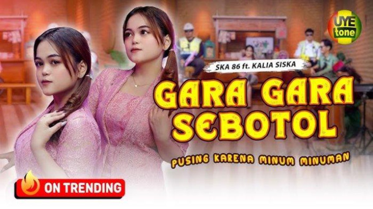 Lirik Lagu Gara-gara Sebotol Minuman Sentil Kelakuan Para Remaja yang Bikin Geleng-geleng Kepala