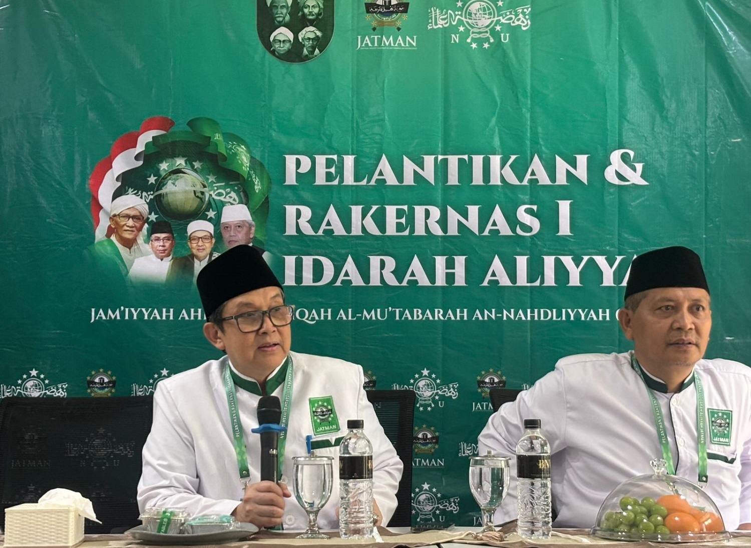 Pelantikan Jatman, Ali Masykur Ajak Warga NU Pengamal Tarekat Solid