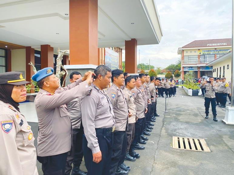 15 Anggota Polisi di Temanggung Dihukum Gegara Langgar Gaktibplin