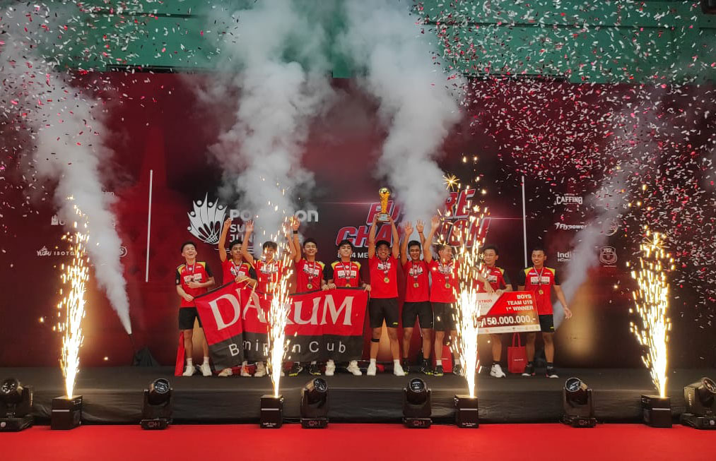 Tundukkan Jaya Raya, PB Djarum Angkat 3 Piala Superliga Junior 2023