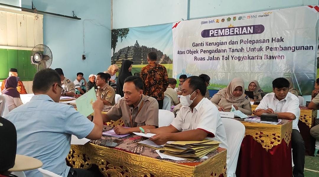 Ganti Rugi Tol Jogja-Bawen untuk Warga Magelang Kembali Cair, Total Rp 65 Miliar untuk 92 Bidang