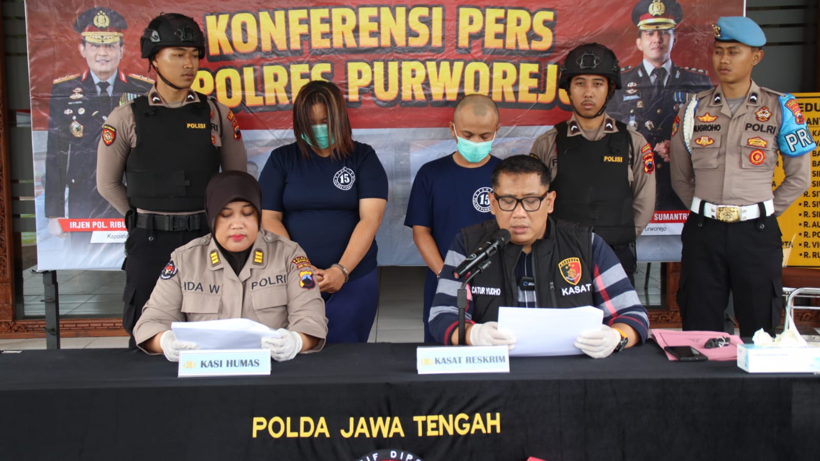 Spesialis Pencurian Warung Makan dan Toko Kelontong Purworejo Diamankan Polisi