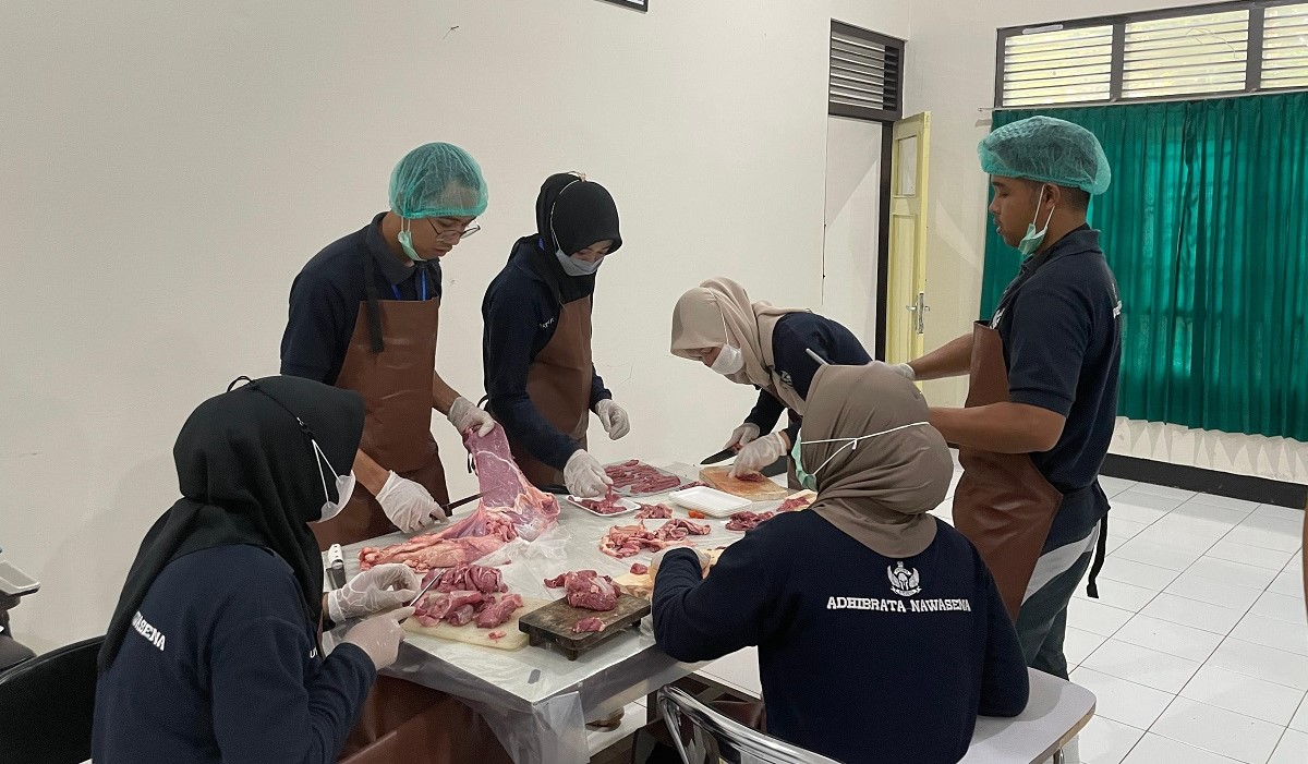Siapkan SDM Pertanian Unggul, Polbangtan Kementan Latih Mahasiswa Bidang Butcher