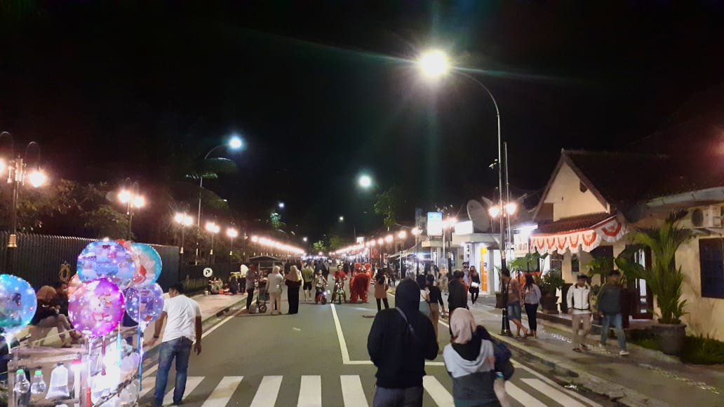 Liburan Akhir Pekan, Car Free Night Borobudur Makin Ramai Pengunjung